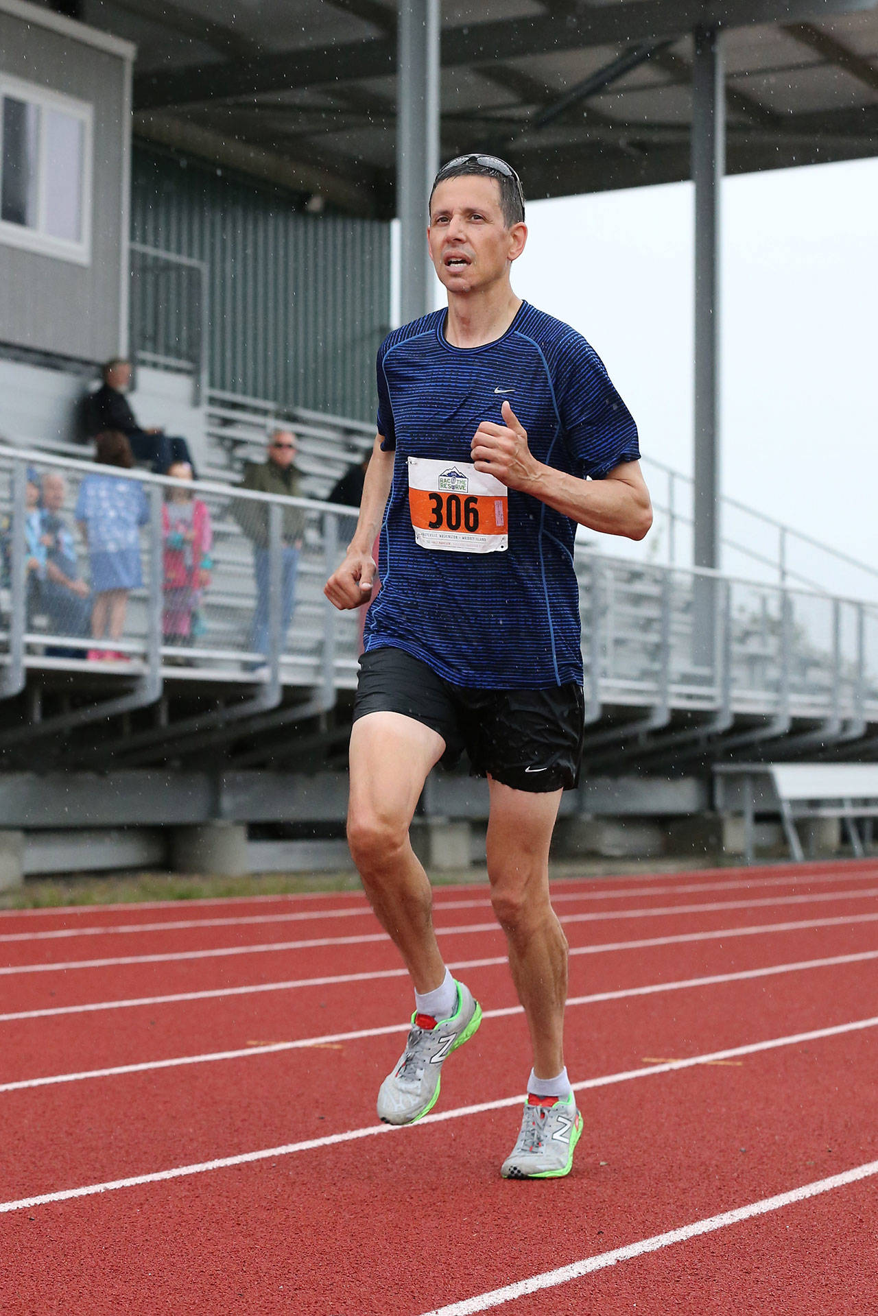 Andy Wyman, Oak Harbor: second, half marathon.(Photo by John Fisken)