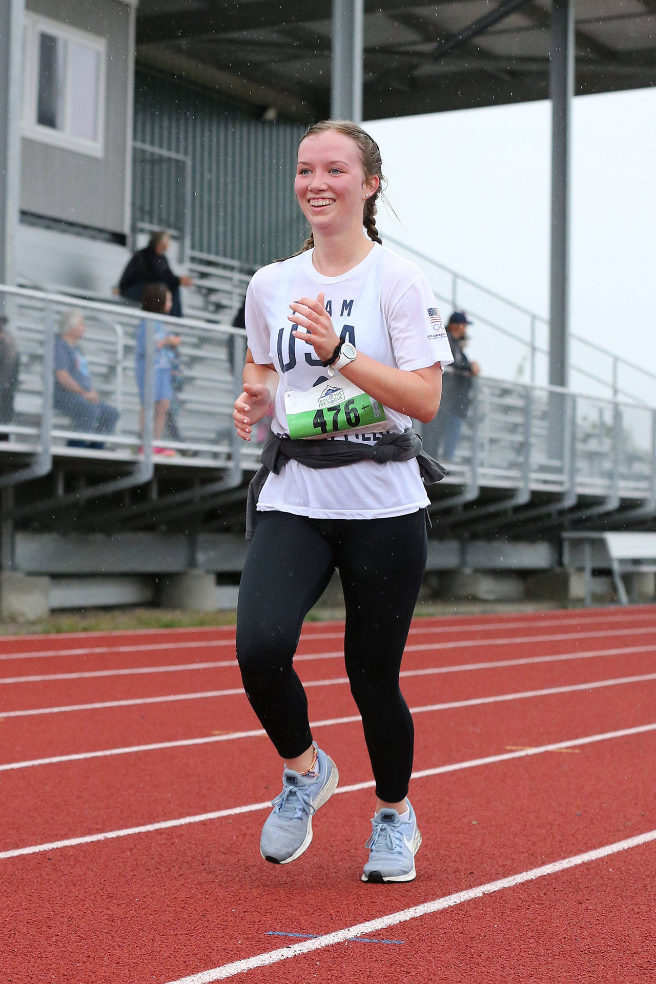 Lucy Sandahl, Coupeville: 14th, 10K.(Photo by John Fisken)