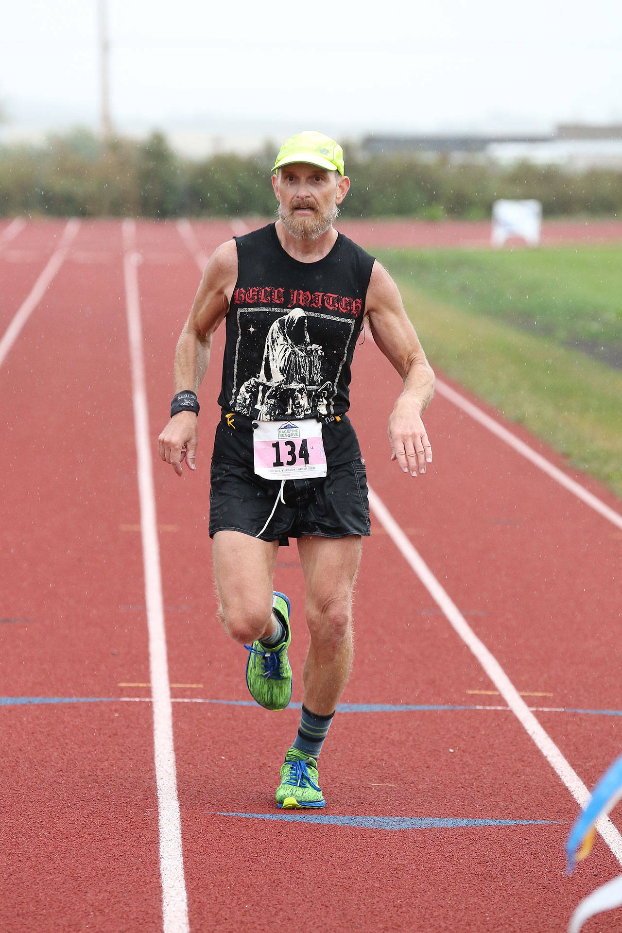AJ Osborne, Sammamish: first, marathon.(Photo by John Fisken)