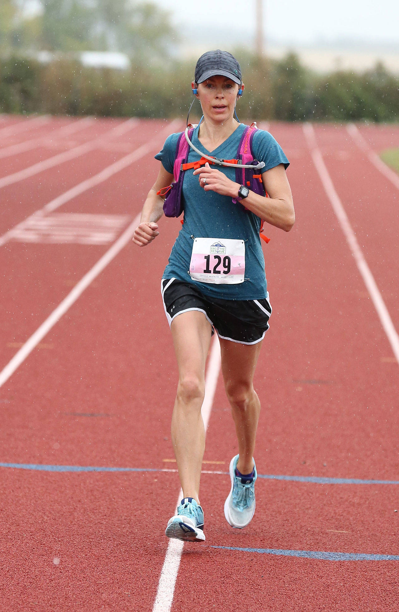 Katie Steffl, Seattle: seventh (first among women), marathon.(Photo by John Fisken)