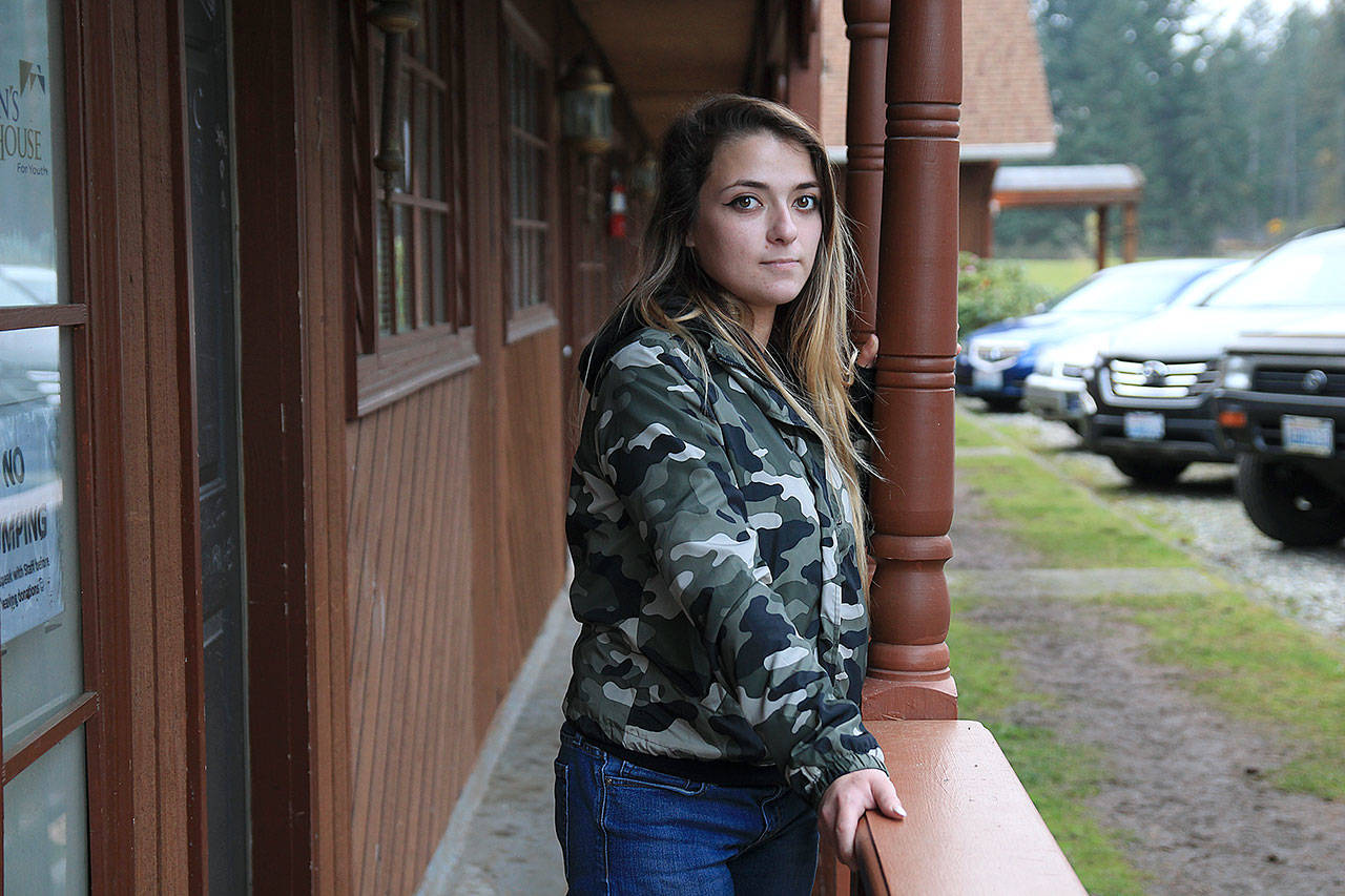 Victoria Brown was homeless when she left drug treatment to live at Ryan’s House for Youth in Coupeville. Photo by Laura Guido/Whidbey News-Times