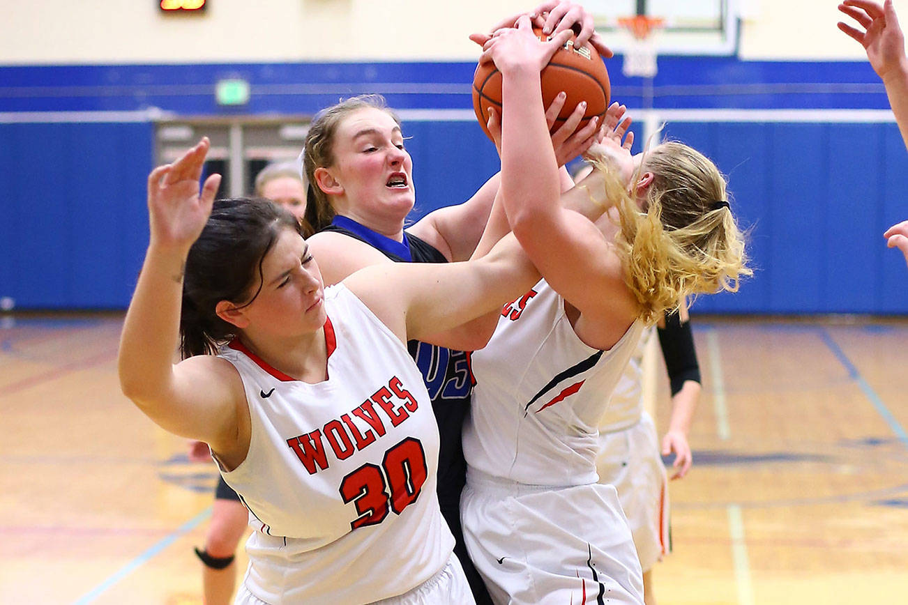 Defense helps Wolves whip Falcons / Girls basketball