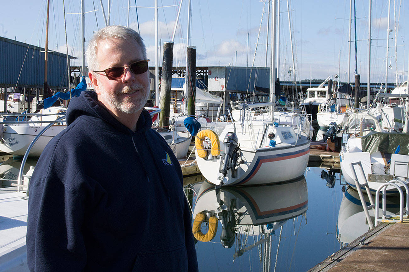 Photo by Brandon Taylor/Whidbey News-Times Harbormaster Chris Sublet is working to improve the Oak Harbor Marina and hopes to raise chinook salmon in pens.