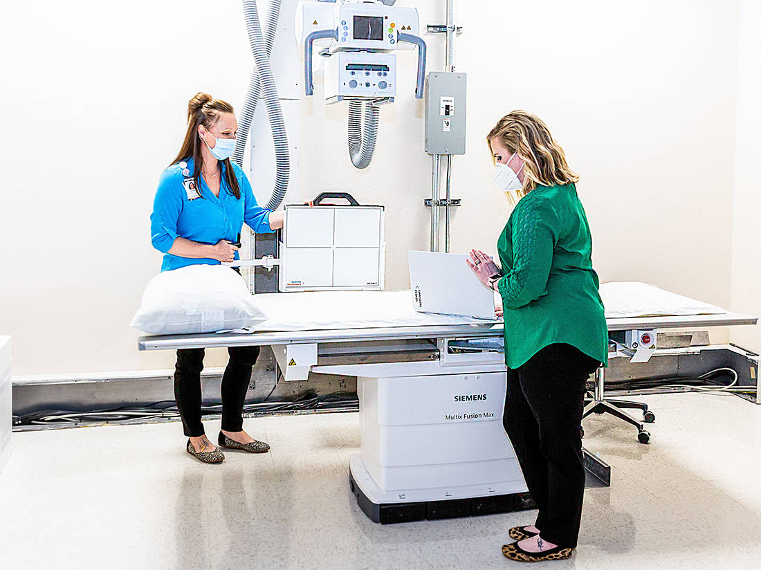 The WhidbeyHealth Walk-in Clinton Clinic opened June 2, with advanced x-ray equipment and a clinical lab in addition to physician services and mammography. (Photo: Laura Houck)