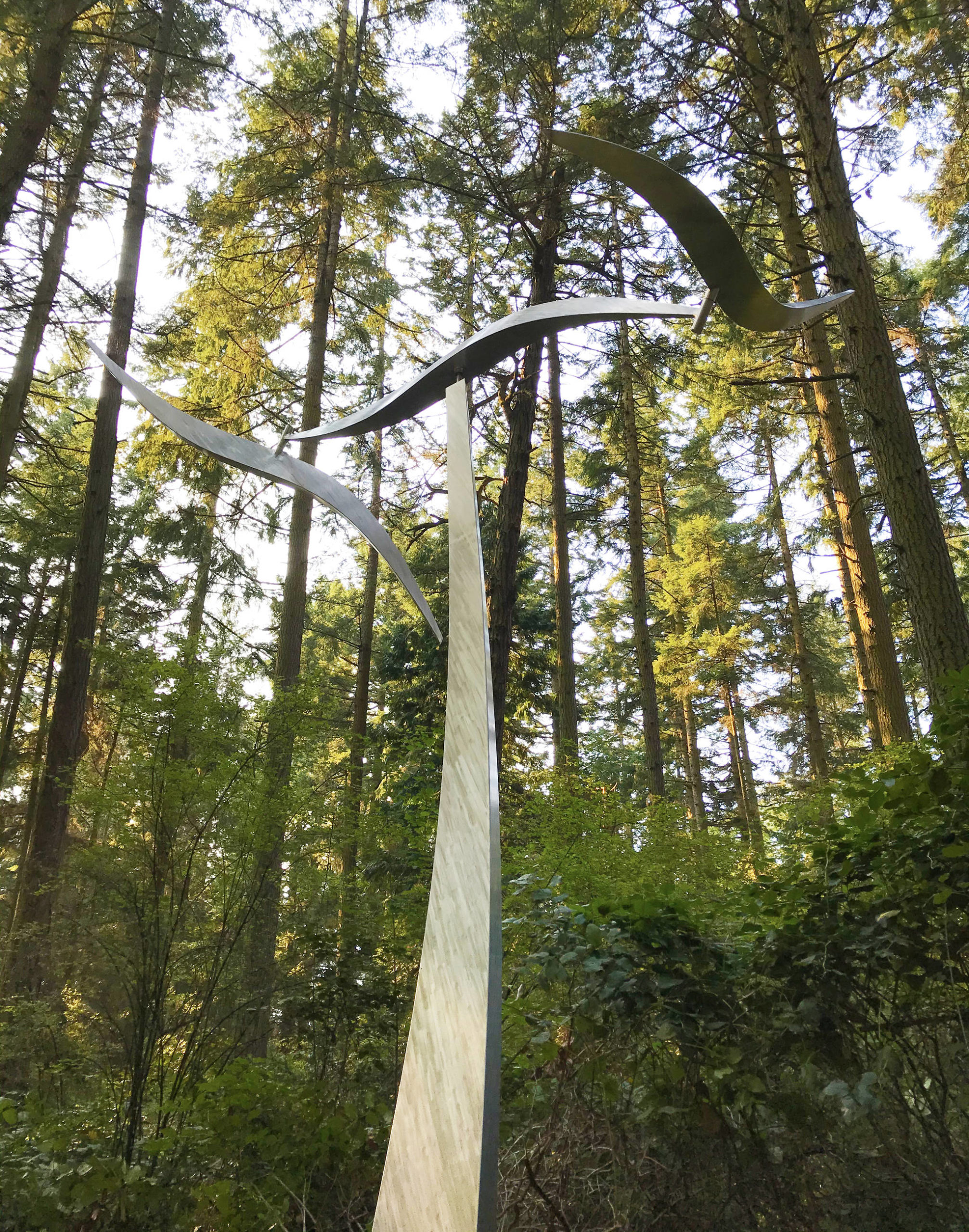 Image of Kahn Wind Shear at the Price Sculpture Forest by Jeff Kahn.