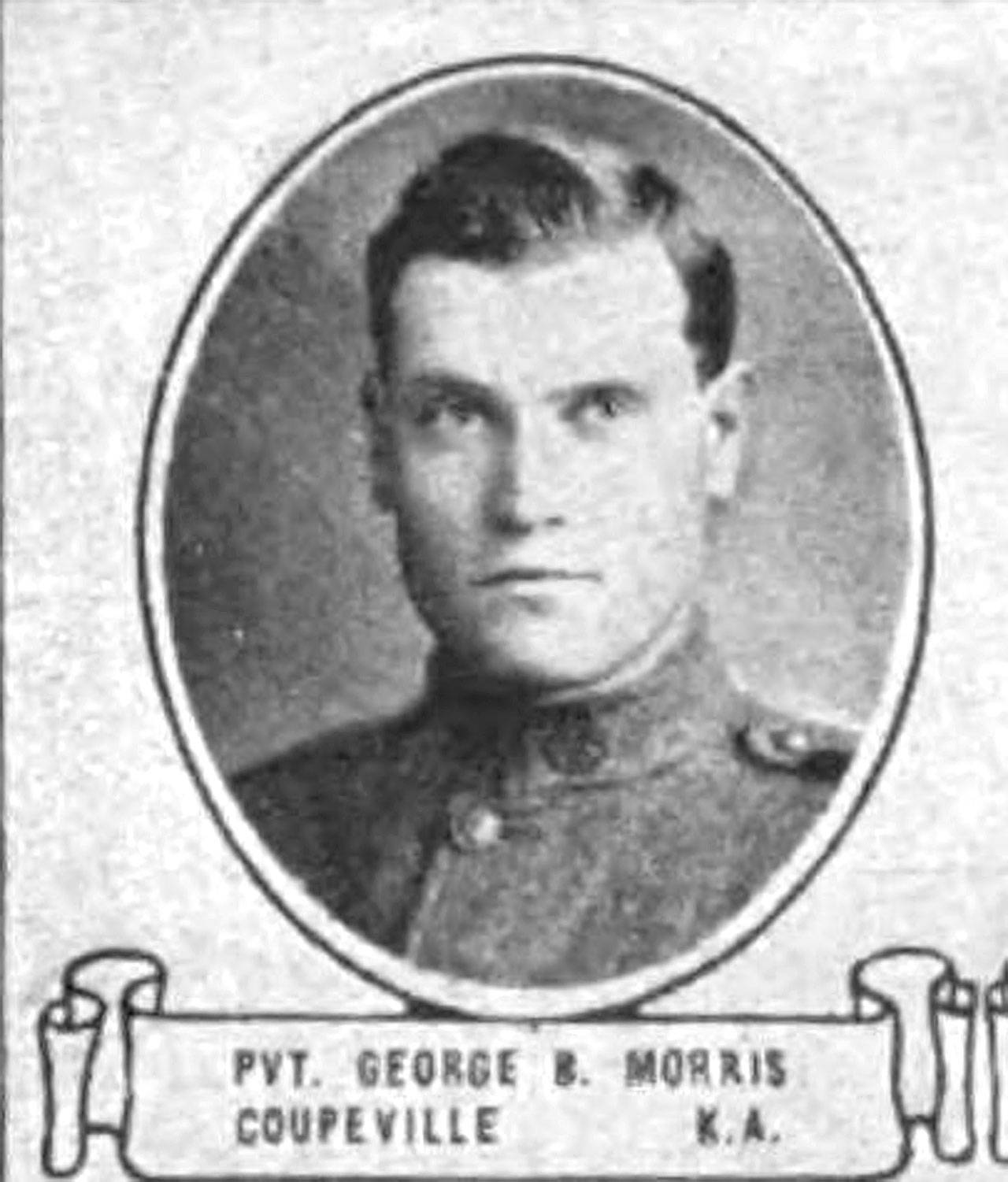 George Morris of Coupeville served in the Army in WWI. Photo courtesy of Candace Nourse-Hatch