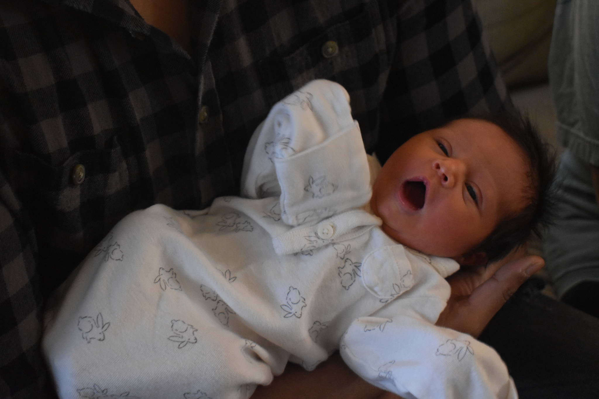 Ellie Shiloh Brown, born on New Year’s, is Whidbey’s newest resident. Photo by Emily Gilbert/Whidbey News-Times