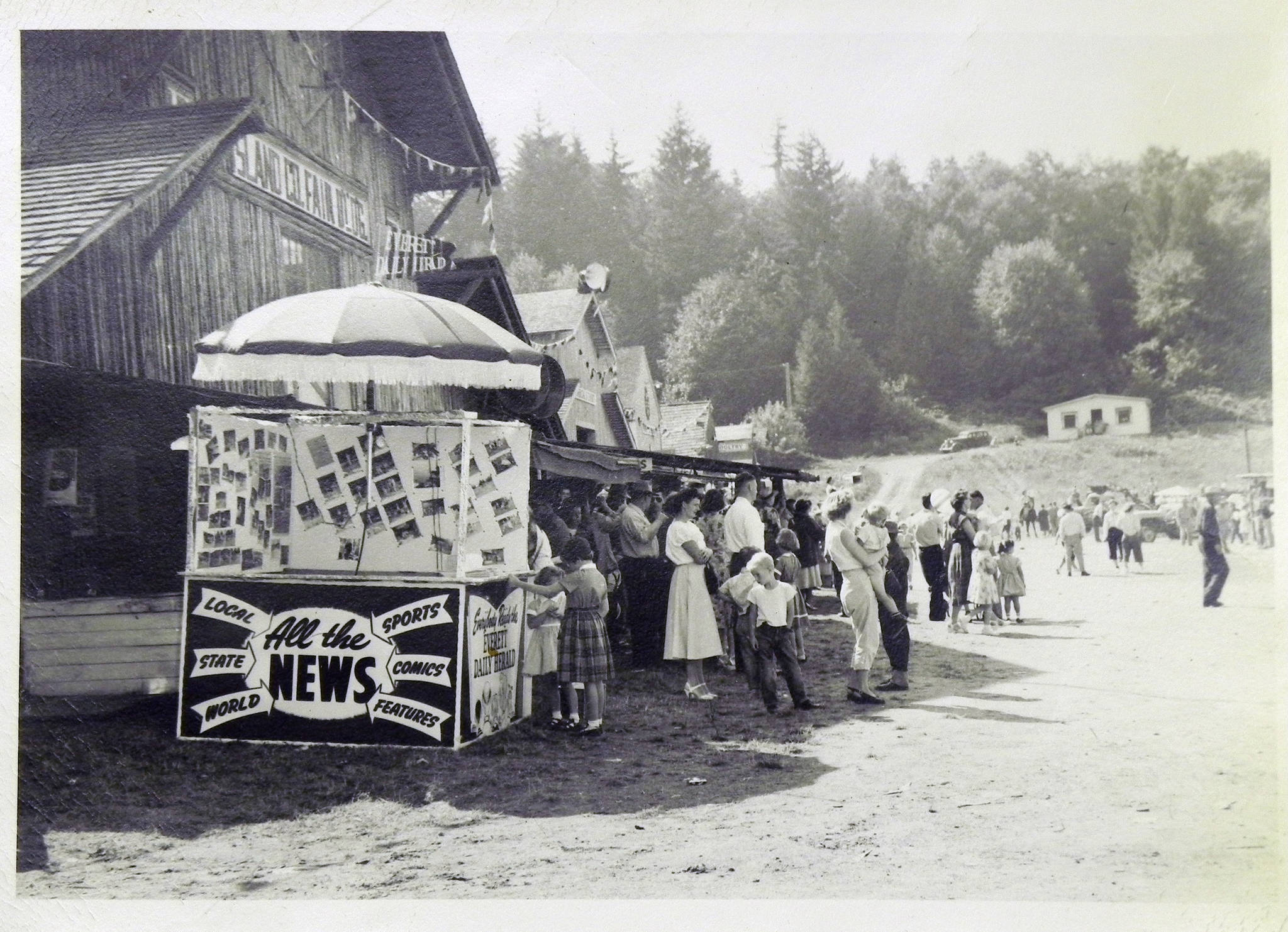 A 1954 photo concessions booth at the Whidbey Island Fairgrounds. (Photos provided)