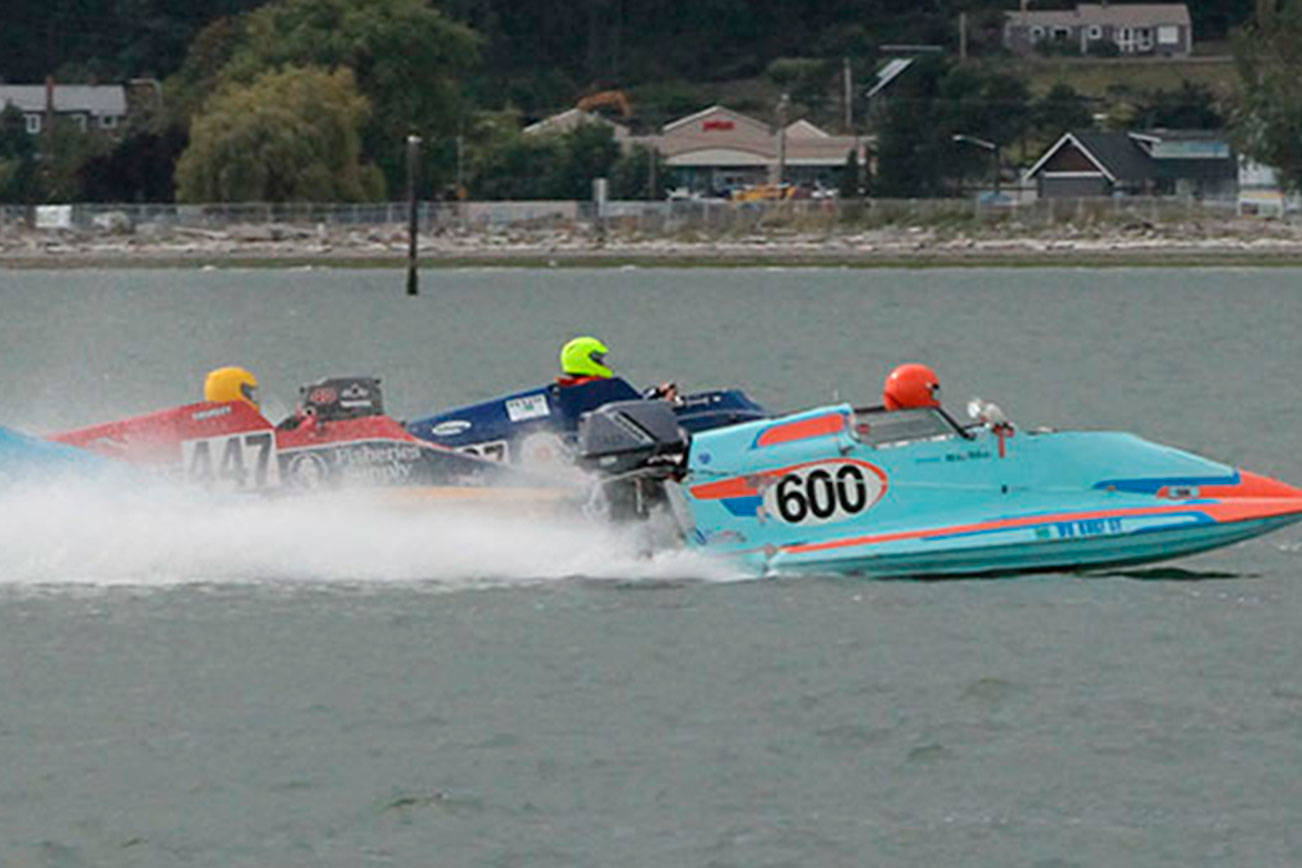 The hydroplane race “Hydros for Heroes” will return to Oak Harbor this weekend. Whidbey News-Times file photo