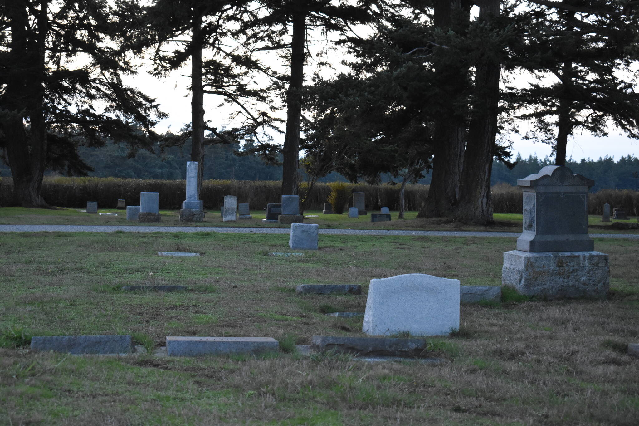 One of the first stops of Gabrielle Robles’ Haunted History Tour of Whidbey Island is at Sunnyside Cemetery in Coupeville.