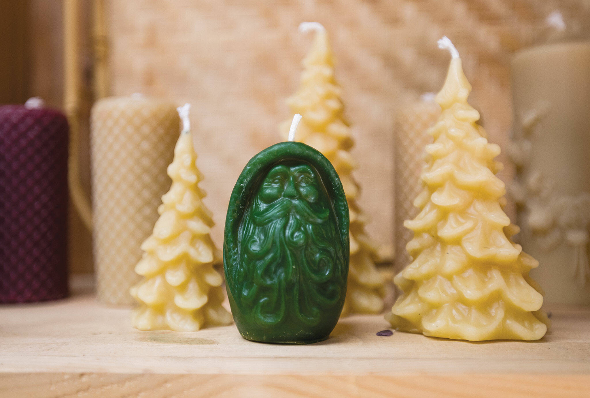Lowry’s candles make ideal Christmas gifts. (Olivia Vanni / The Herald)