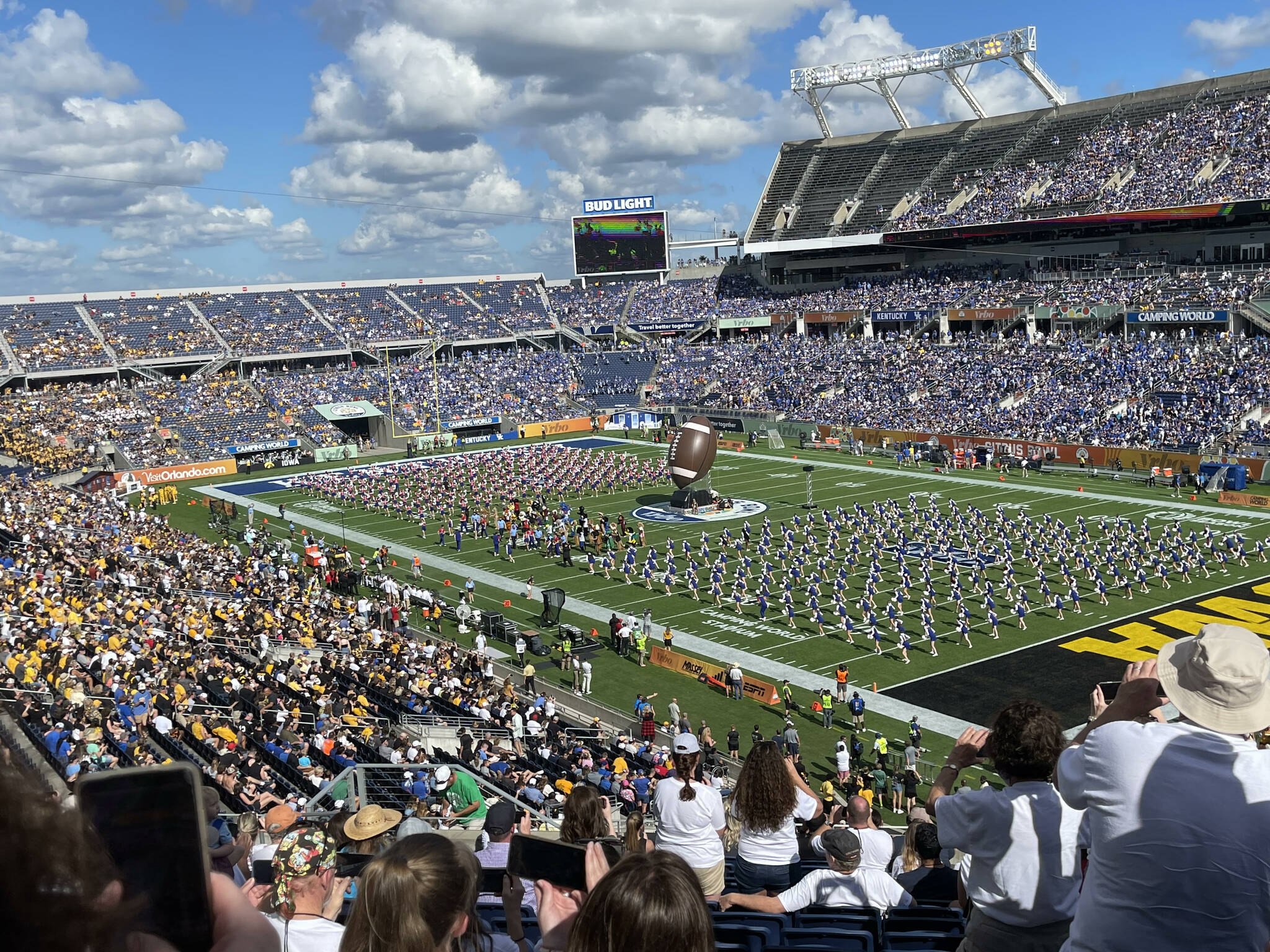Photo provided
All-American cheerleaders from around the country perform in the Citrus Bowl pregame show on New Year’s Day.
