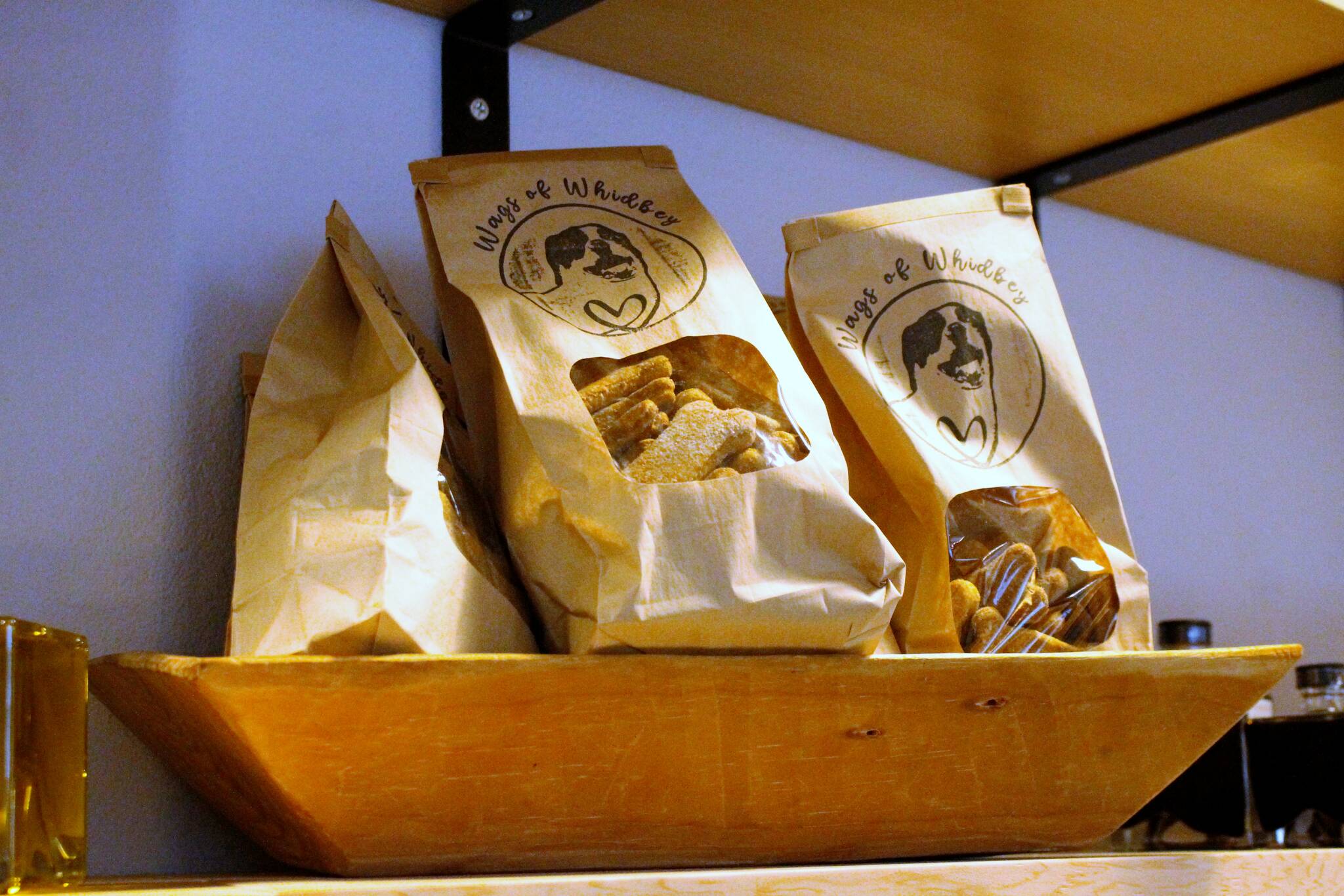 Photo by Kira Erickson/South Whidbey Record
A “Wag Bag,” pictured here in Seabiscuit Bakery.