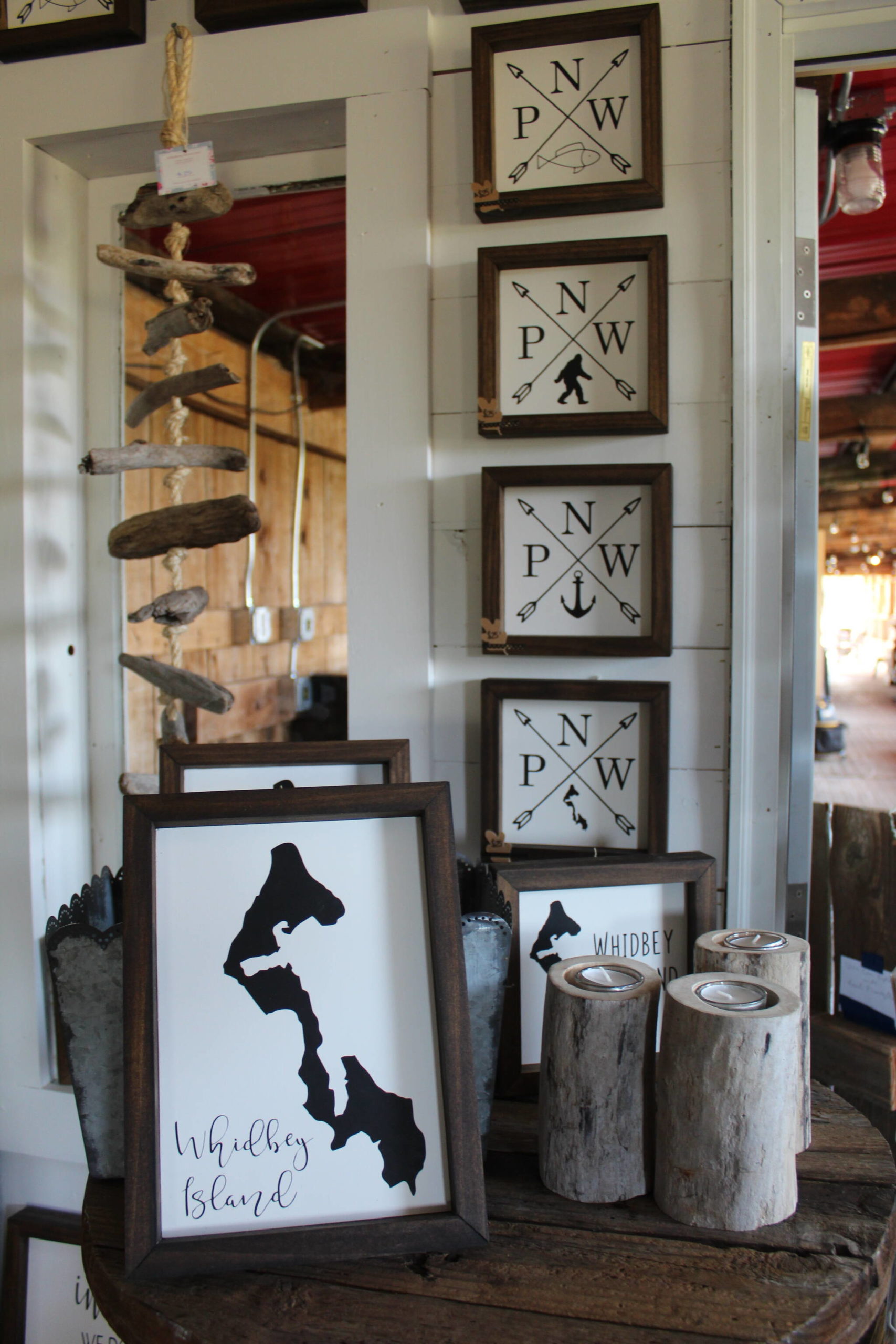 Whidbey Farm and Market features art from local vendors. (Photo by Karina Andrew/Whidbey News-Times)