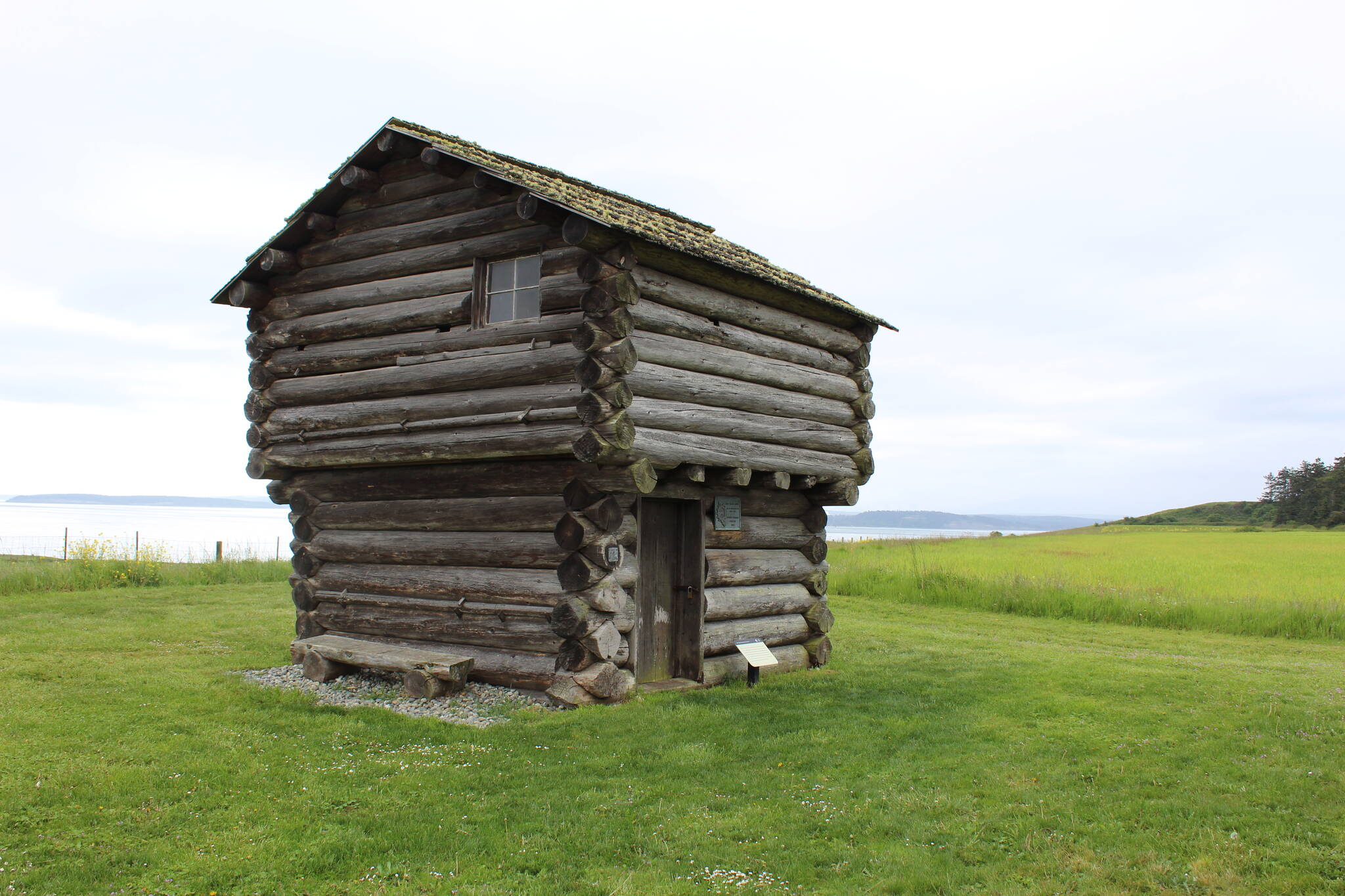 The blockhouse next to the Jacob and Sarah Ebey House used to serve as a law office for Winfield Ebey. (Photo by Karina Andrew/Whidbey News-Times)