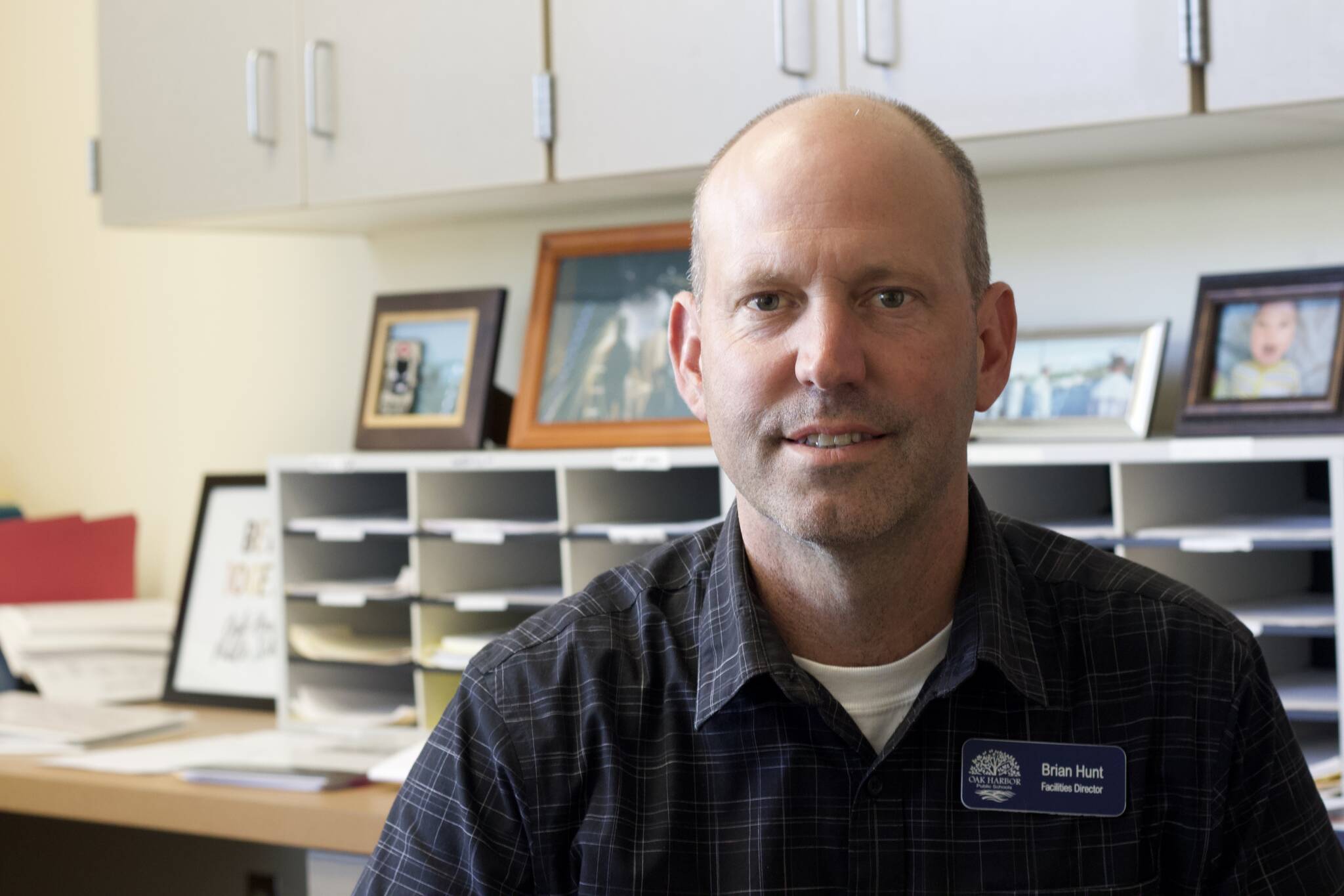 Brian Hunt, Facilities Director for the Oak Harbor School District. (Photo by Rachel Rosen/Whidbey News-Times)