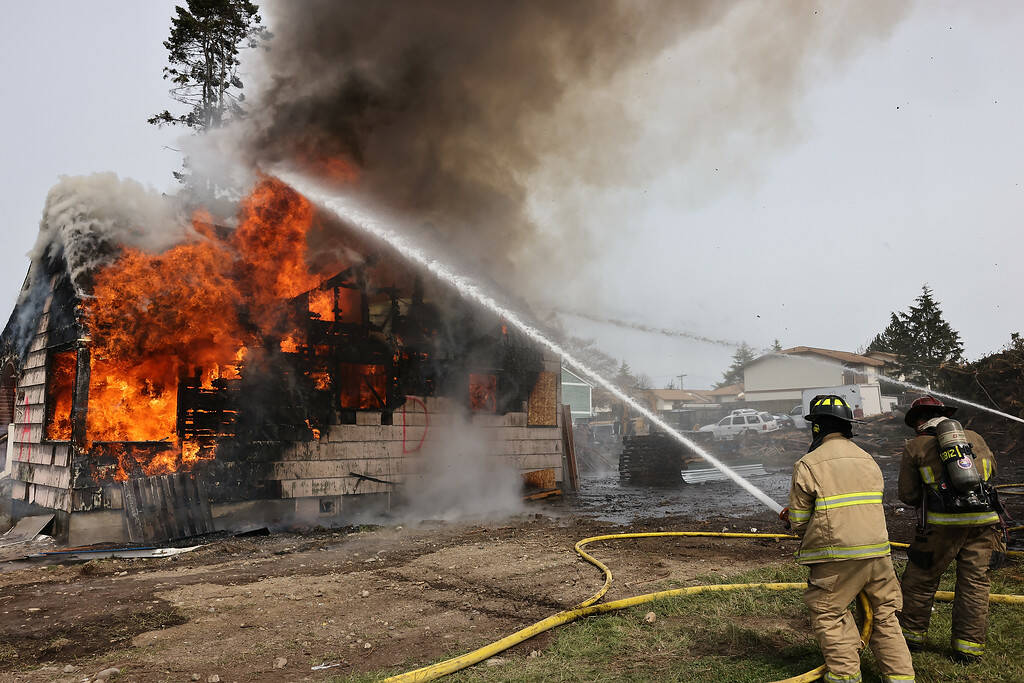 April 16 training burn. (Photo by John Fisken)