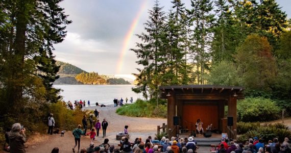 The amphitheater at Deception Pass during last year’s concert series. (Photo provided by Deception Pass Park Foundation Facebook page)