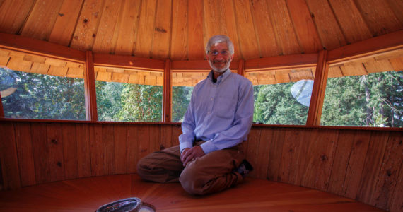 Photo by David Welton
Dan Neumeyer has been fascinated by yurts for decades. He built this yurt, which is currently on display in South Whidbey.