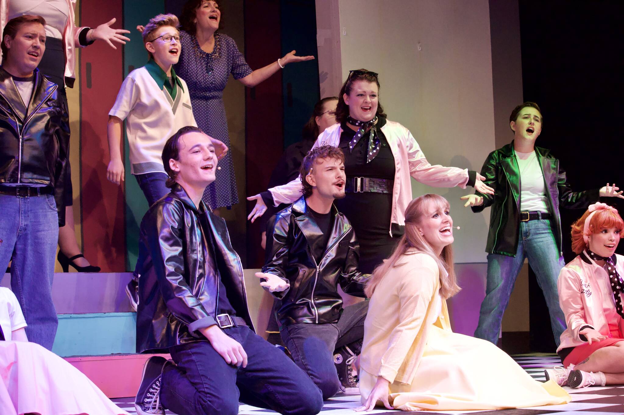The iconic musical “Grease” opens Friday, Sep. 9 at the Whidbey Playhouse in Oak Harbor and runs until Oct. 2. (Photo by Rachel Rosen/Whidbey News-Times)