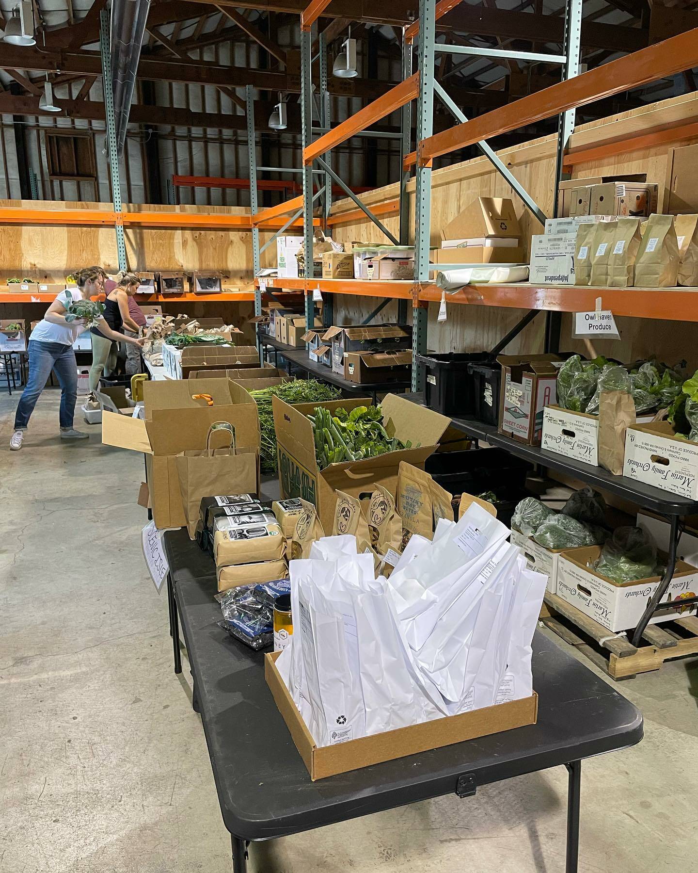Photo provided
Whidbey Island Grown Cooperative uses a warehouse located in Clinton to pack and store orders for its online market place the Food Hub.