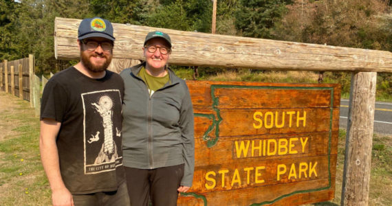 Once they arrived at South Whidbey State Park, Freesia and Josh didn’t hesitate to start taking Island Transit, which takes them everywhere they want to go! Island Transit photo