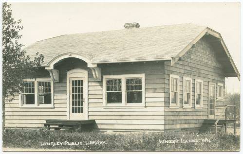 Photo provided
The Langley Library, built in 1923, is the oldest on Whidbey and the only one to predate the formation of the Sno-Isle Library district in 1962.
