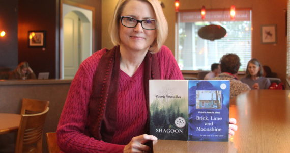 Photo by Karina Andrew/Whidbey News-Times
Whidbey author Victoria Shea will discuss her books, "Shagoon" and "Brick, Lime and Moonshine" at an event at Kingfisher Bookstore in February.