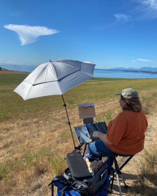 An annual Plein Air painting event is just one of many arts-oriented events that takes place in Coupeville. (Photo provided)