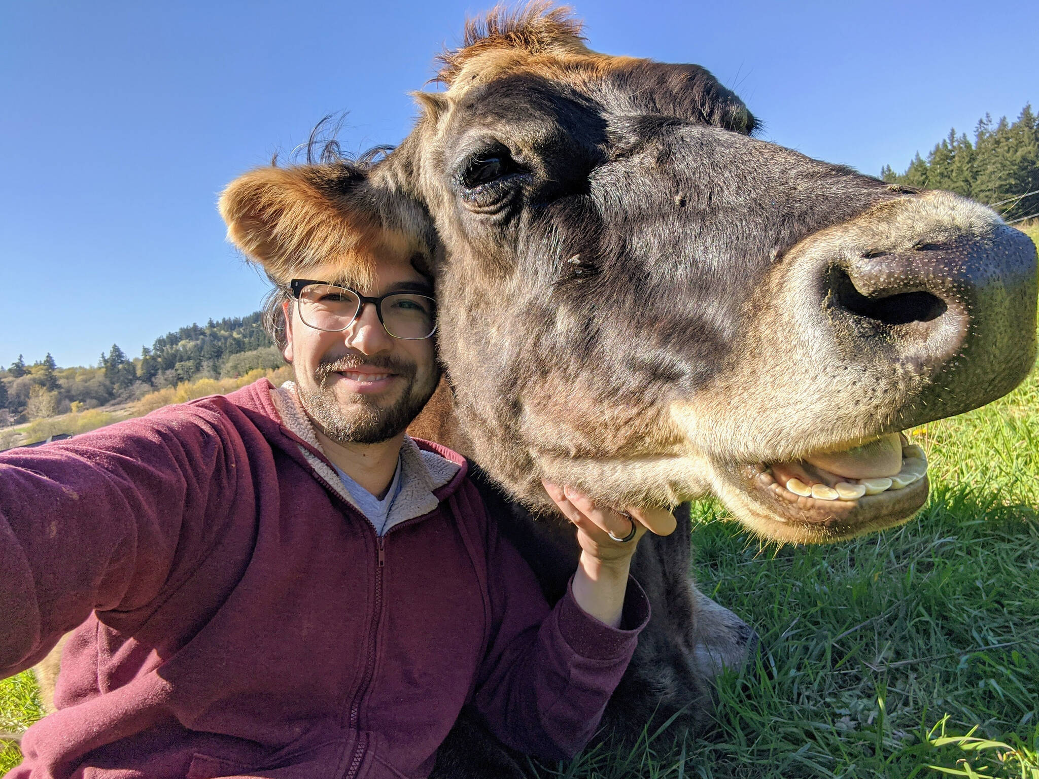 Ansel Santosa is a co-founder of Animal Advocates of Island County and owner of Ballydidean Farm Sanctuary in Clinton. (Photo provided)