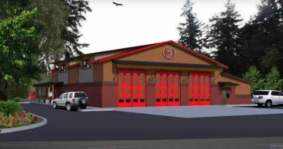 Photo provided
The architectural design for Oak Harbor’s new fire station.