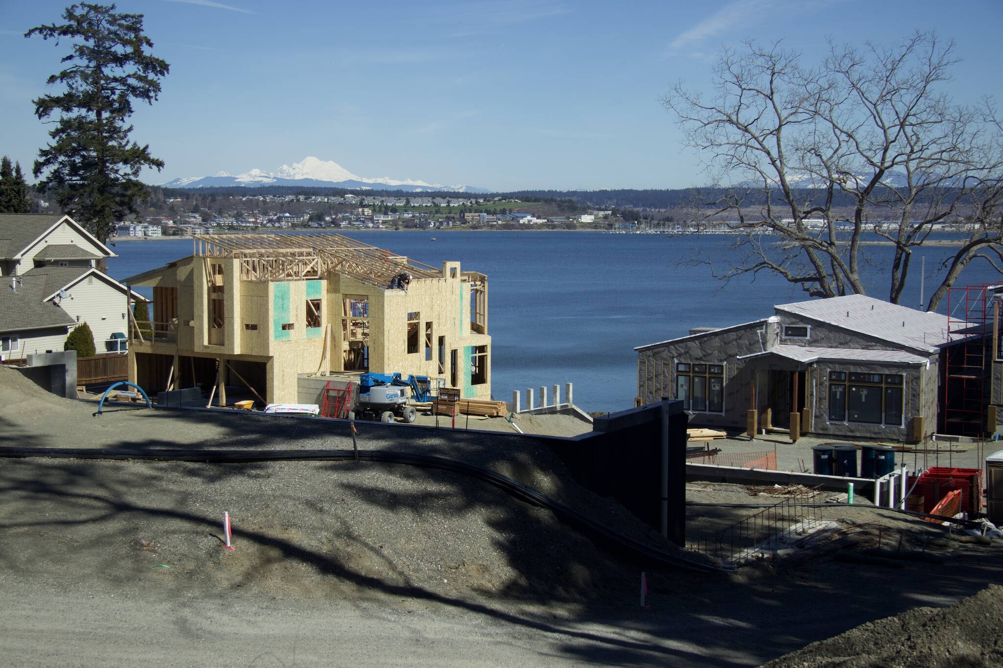 Photos by Rachel Rosen/Whidbey News-Times
A total of 11 houses are set to be built at the Scenic Heights Development.
