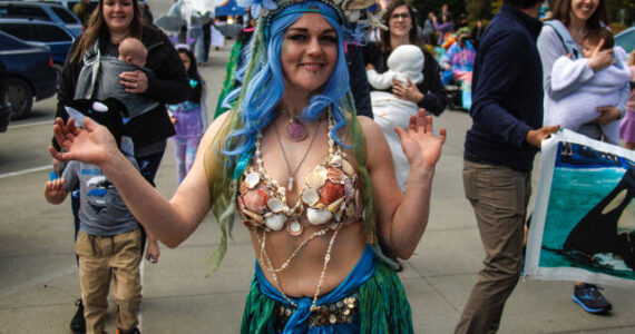 Photo by David Welton
A past parade participant dressed as a mermaid in 2022.
