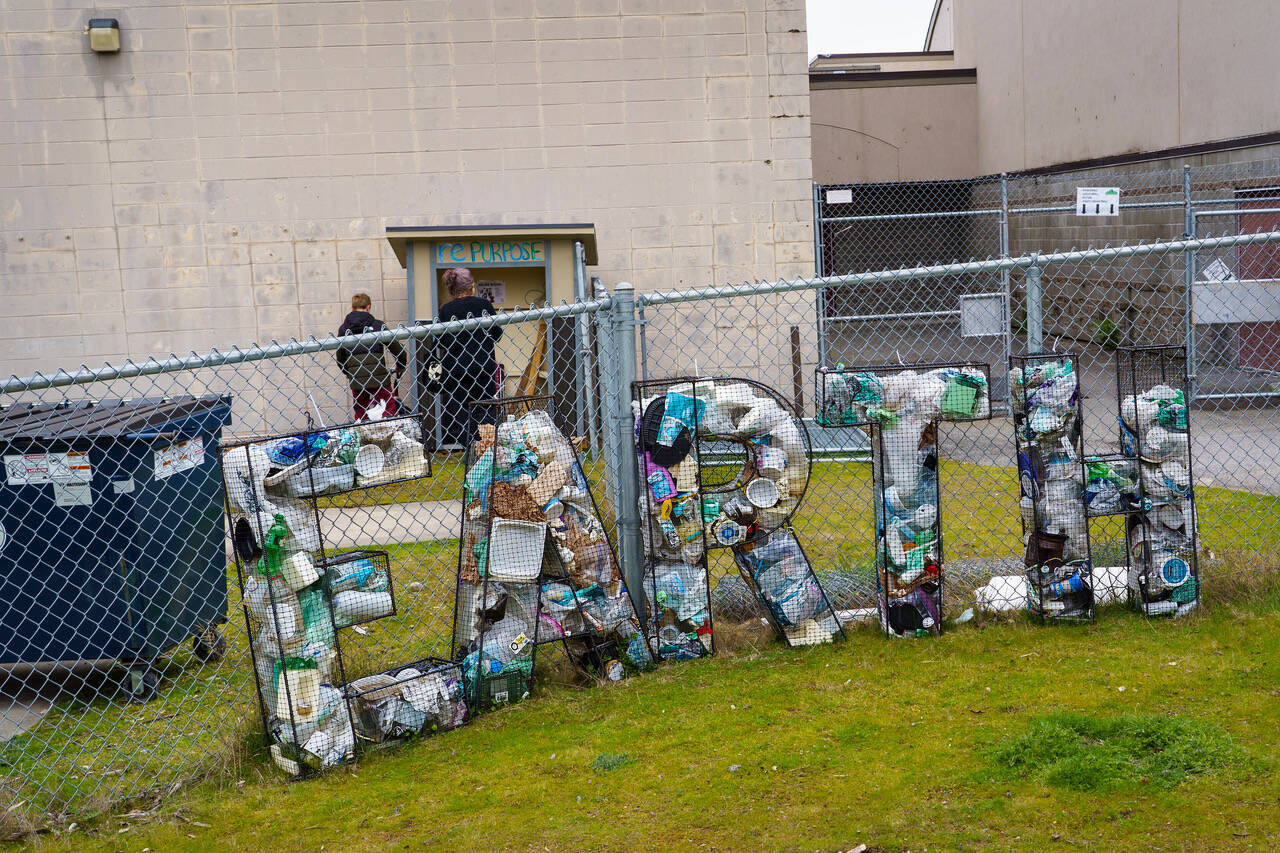 Over the past year, rePurpose has taken on several zero waste projects at the South Whidbey Community Center. (Photo by David Welton)