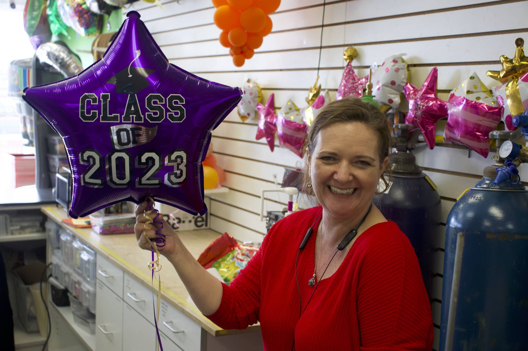 Robyn Kolaitis has owned the Whidbey Party Store in Oak Harbor for the past 11 years. (Photo by Rachel Rosen/Whidbey News-Times)