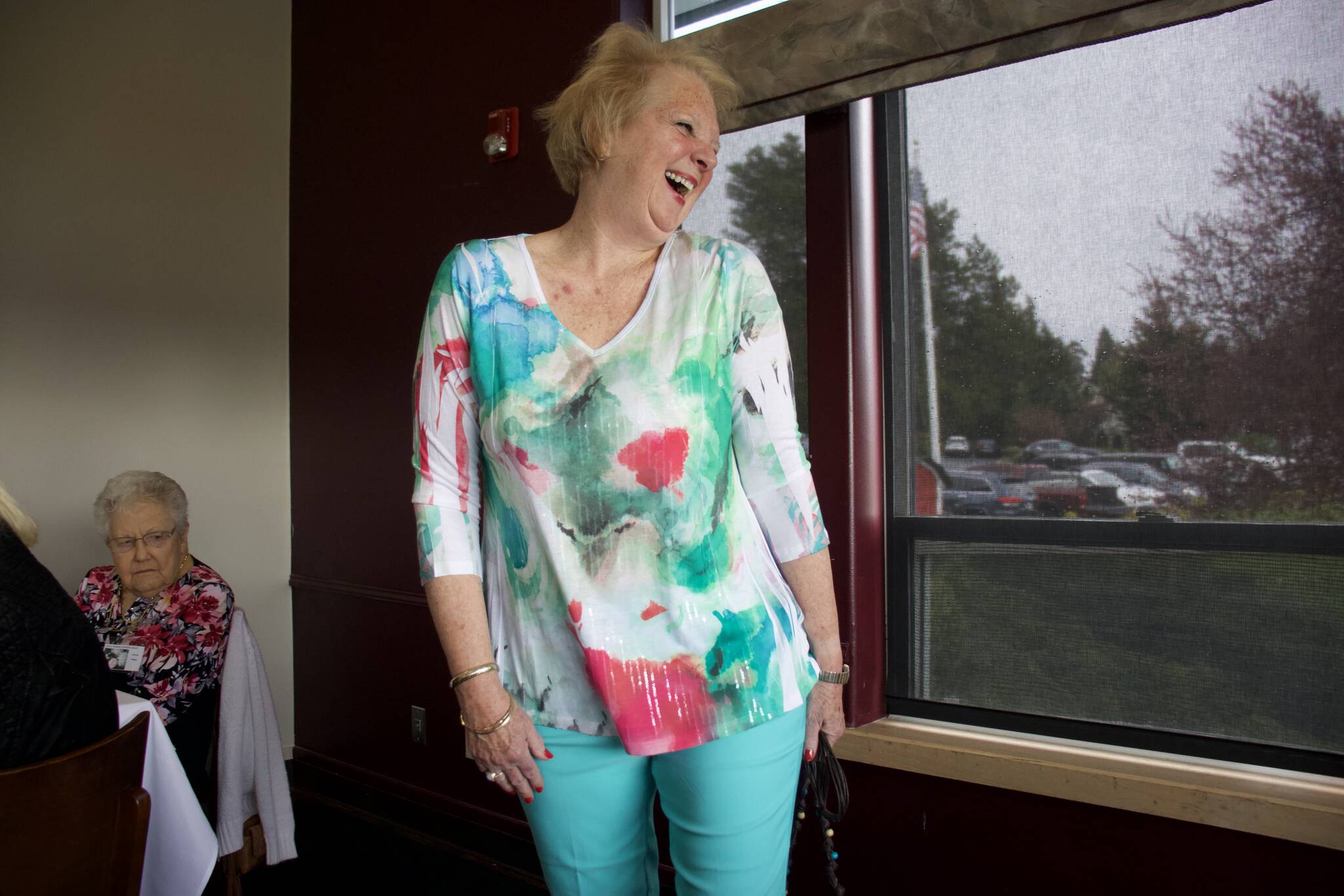 Photo by Rachel Rosen/Whidbey News-Times
Margot Bottolfson models in the Polly Harpole Guild’s Luncheon Fashion Show.
