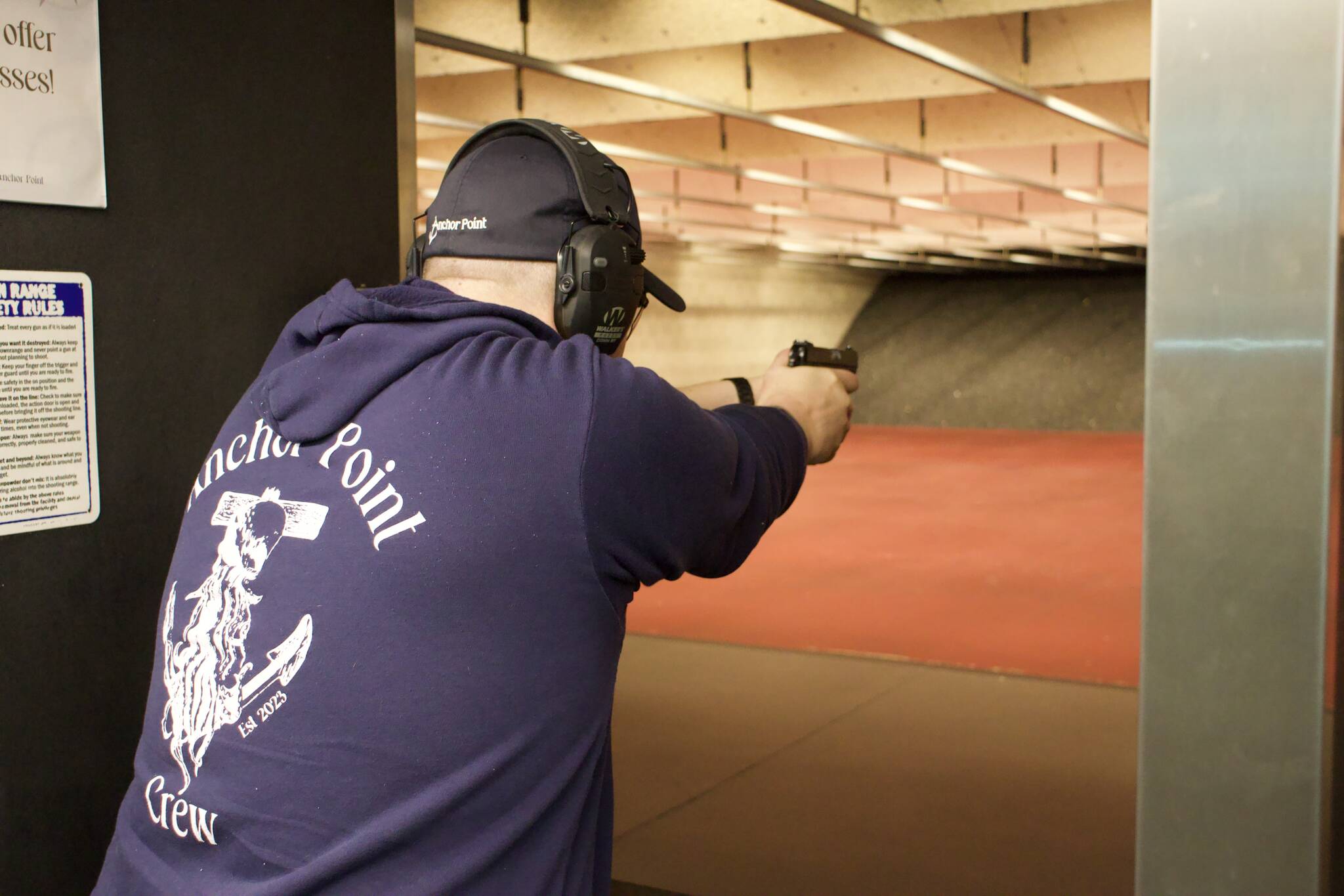 Photo by Rachel Rosen/Whidbey News-Times
Anchor Point sells firearms and has a shooting range.