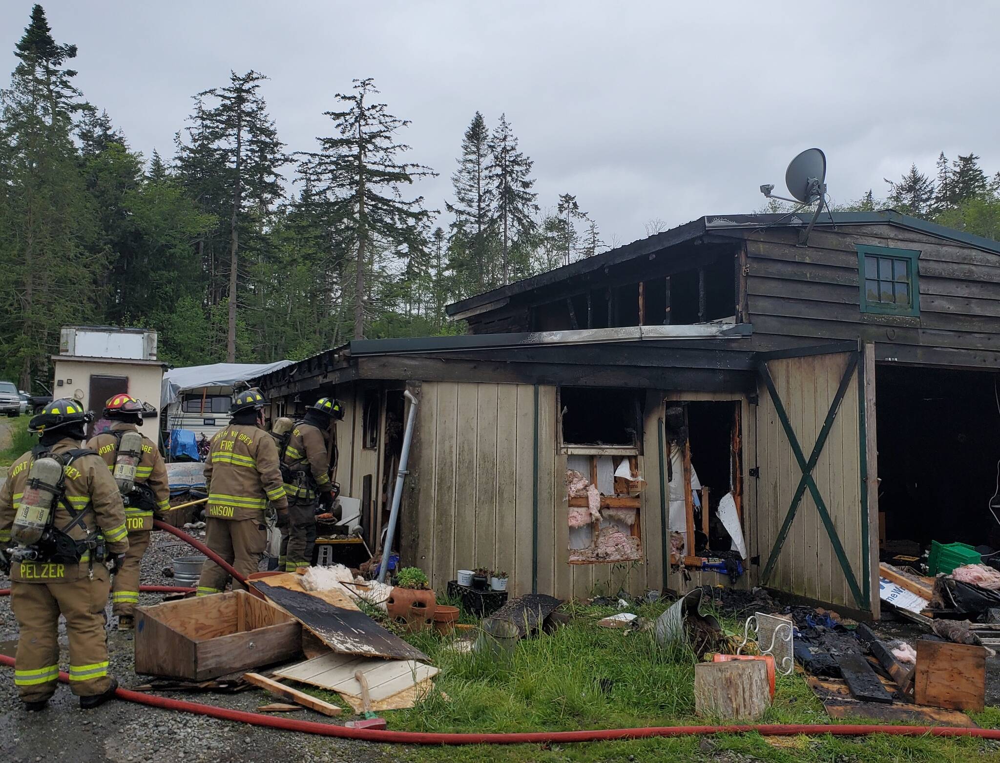 No one hurt in North Whidbey barn fire Whidbey NewsTimes