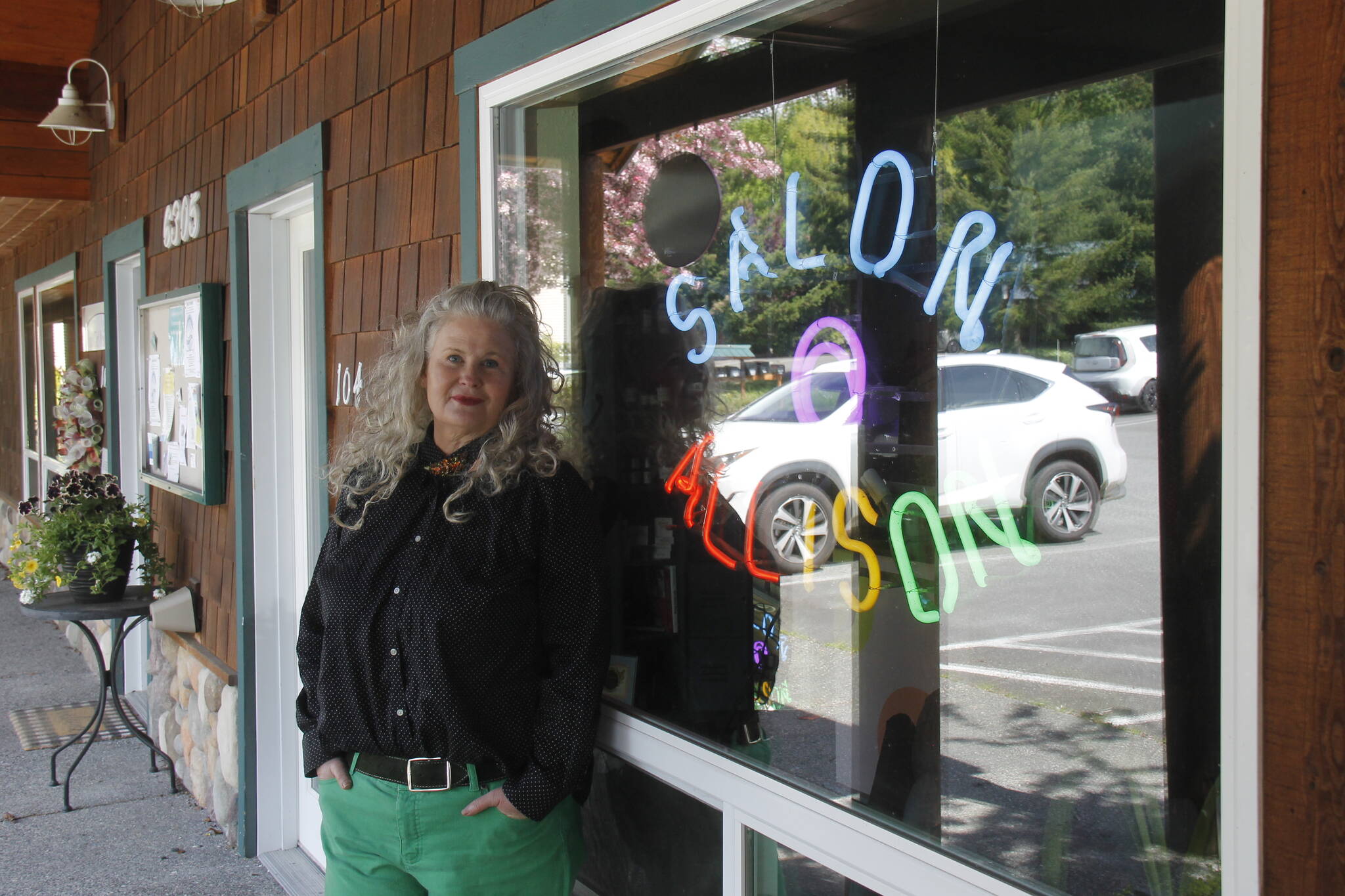 Alison Donham is the owner of Salon All is On, which opened for the first time on South Whidbey just six months ago. (Photo by Kira Erickson/South Whidbey Record)