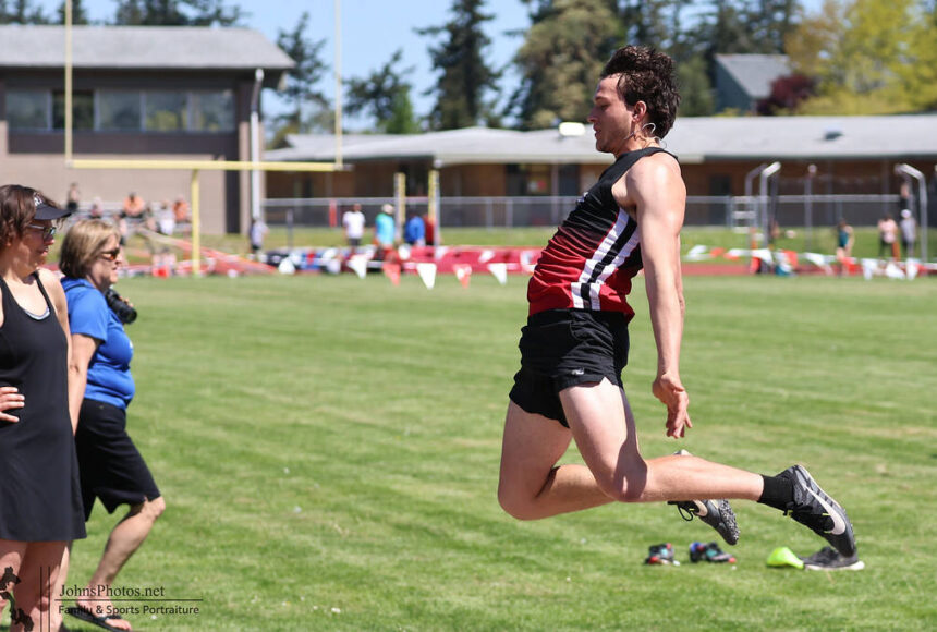 <p>Photo by John Fisken</p>
                                <p>Coupeville senior Alex Murdy competes at a district meet earlier in the year.</p>