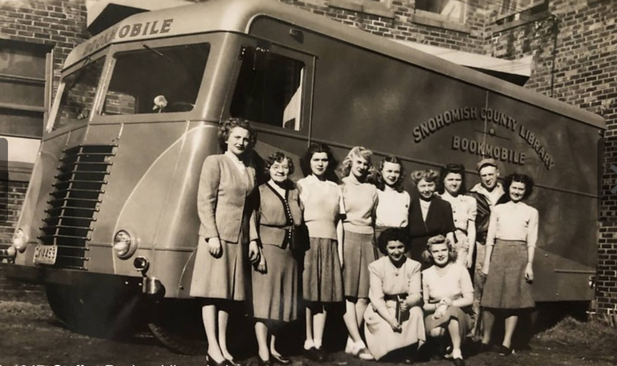 The original, 1948 bookmobile served rural communities. (Photo provided)