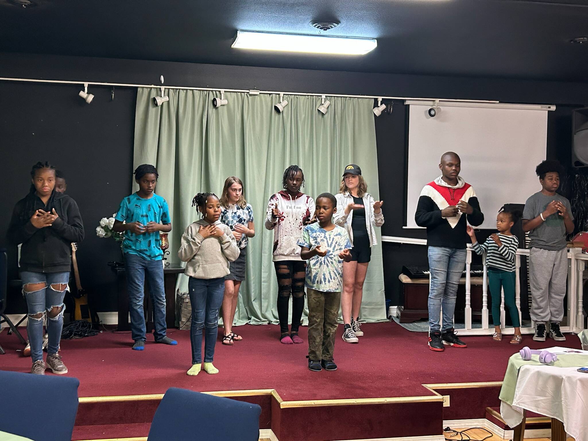 Photo provided
Children with Unity Fellowship rehearse for an upcoming Juneteenth program.