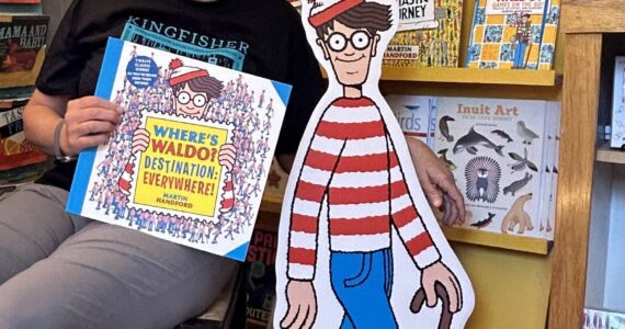 Photo provided
Meg Olson will welcome Waldo to her shop, Kingfisher Bookstore, throughout the month of July.
