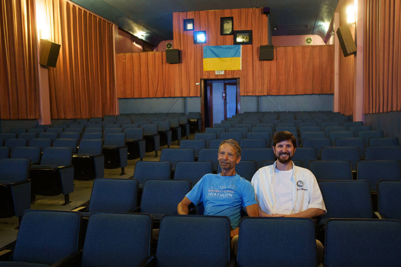 Photos by David Welton
Blake and Brook Willeford are the longest-running owners of The Clyde, a historic movie theater in downtown Langley that opened in 1937.