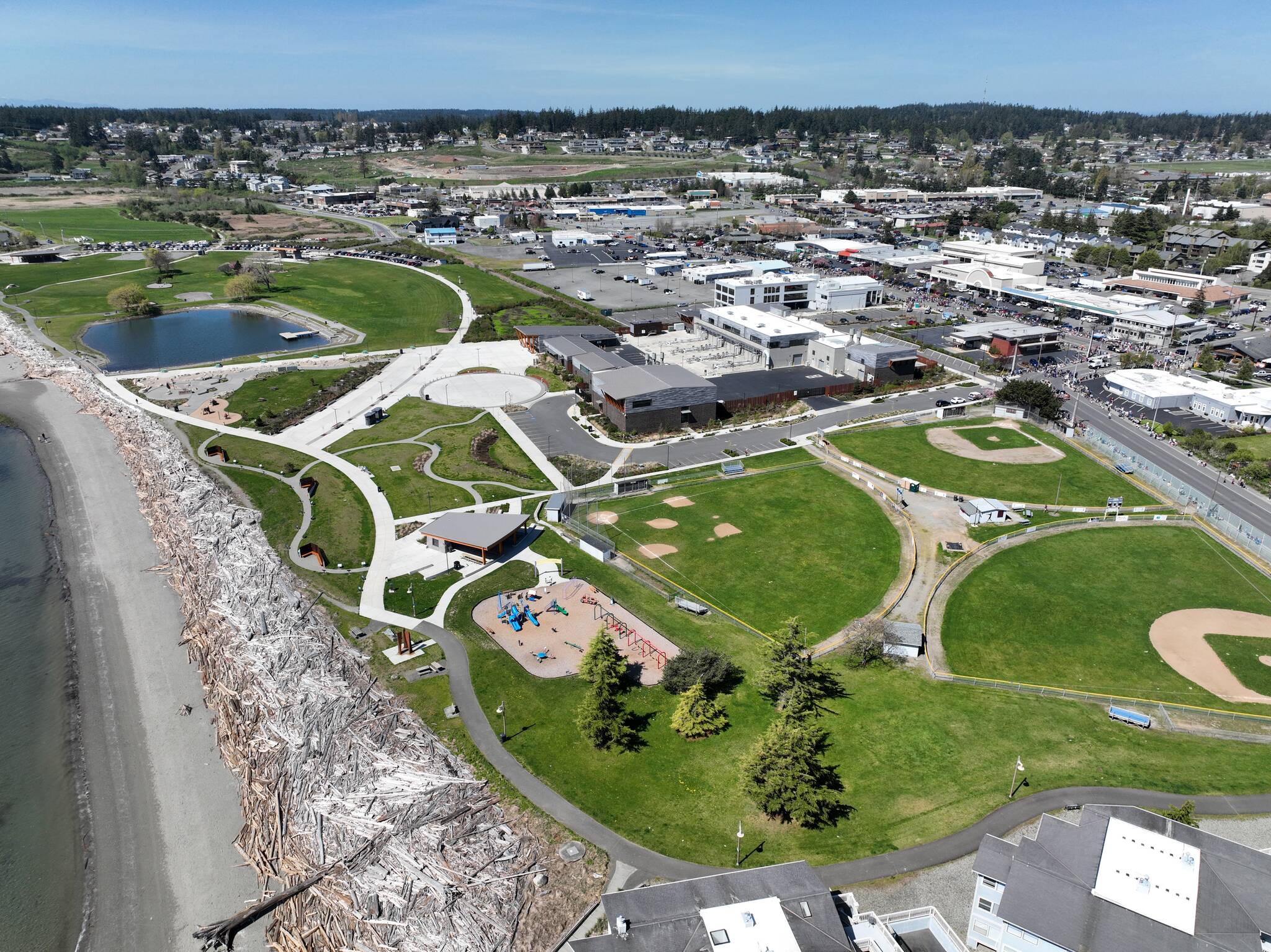 City officials are considering ideas for improving Windjammer Park. (Photo by the City of Oak Harbor)