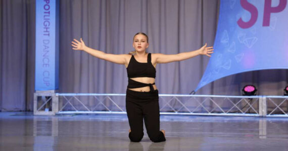 Emmalynn Rochholz competes in a national dance competition. (Photo provided)