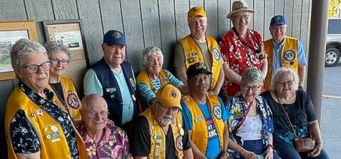 North Whidbey Sunrise Rotary Club members pose with the Oak Harbor Lions Club, which is one of the event's sponsors. (Photo provided)