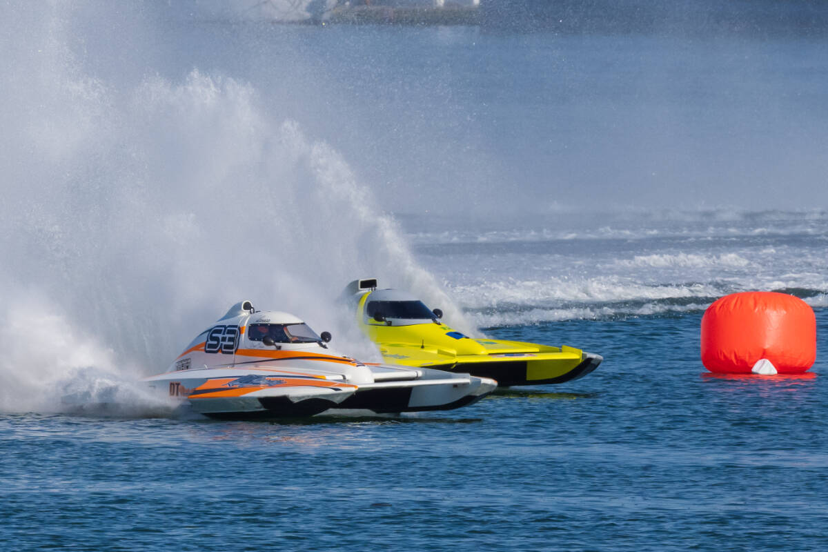 The volunteer-run Hydros for Heroes event features hydroplane races and other lively demonstrations Sept. 9 and 10 in Oak Harbor Bay. Hydros for Heroes photo
