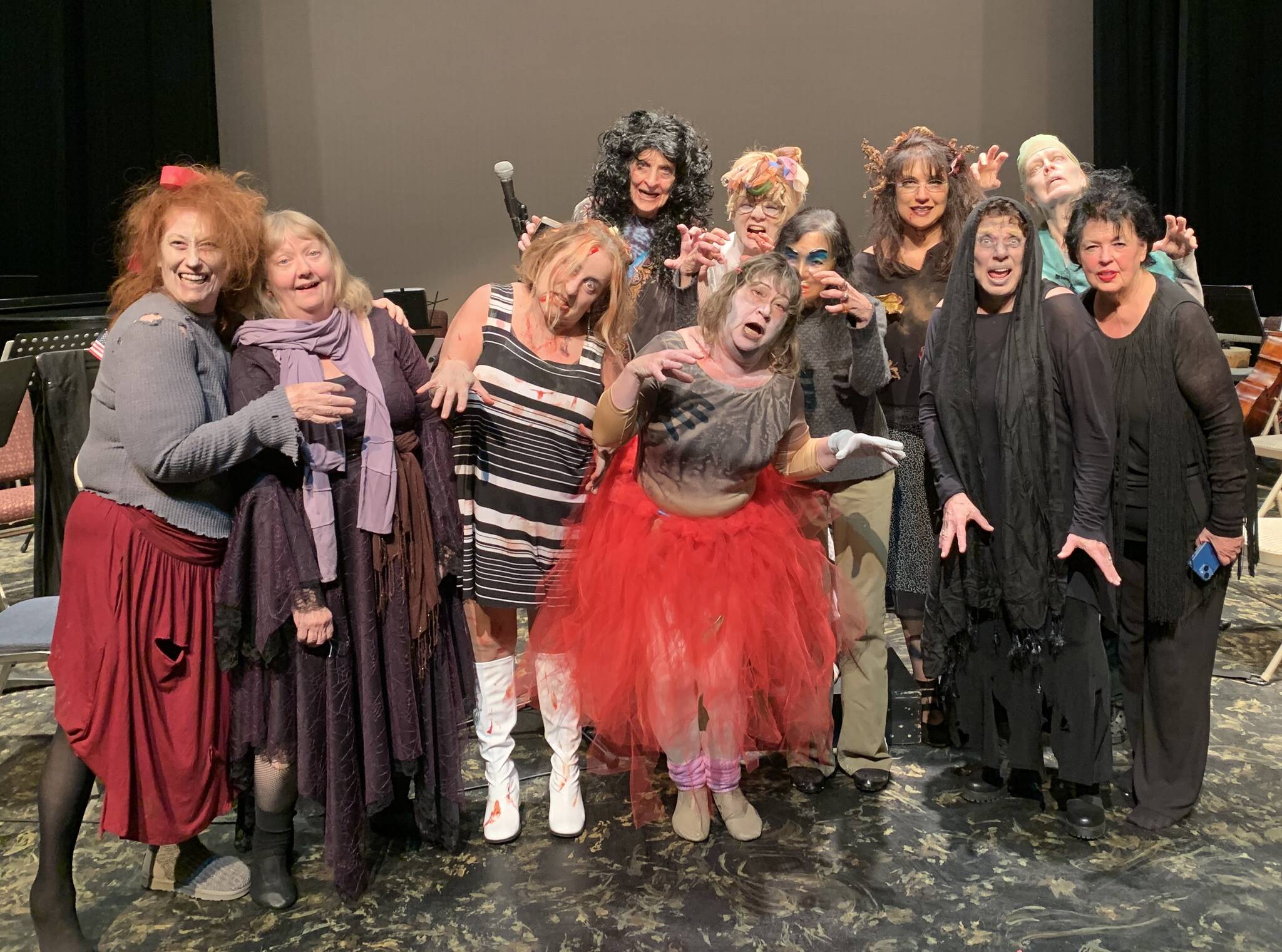 Photo provided
Zombies from last year's "Thriller" flash mob danced at Whidbey Island Center for the Arts.