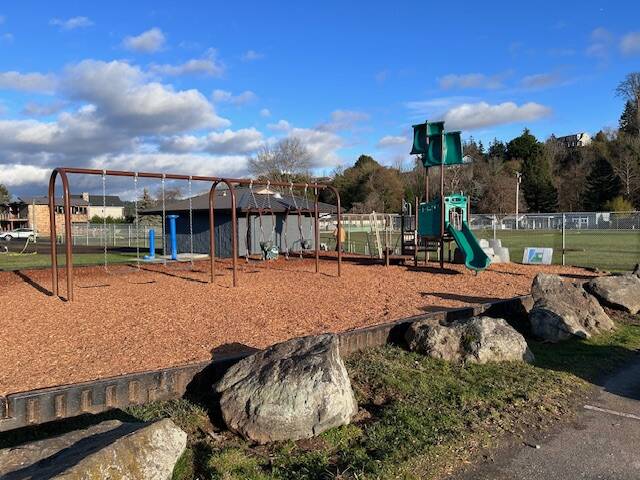 New playground equipment was recently installed at Dave Mackie Park. (Photo provided)